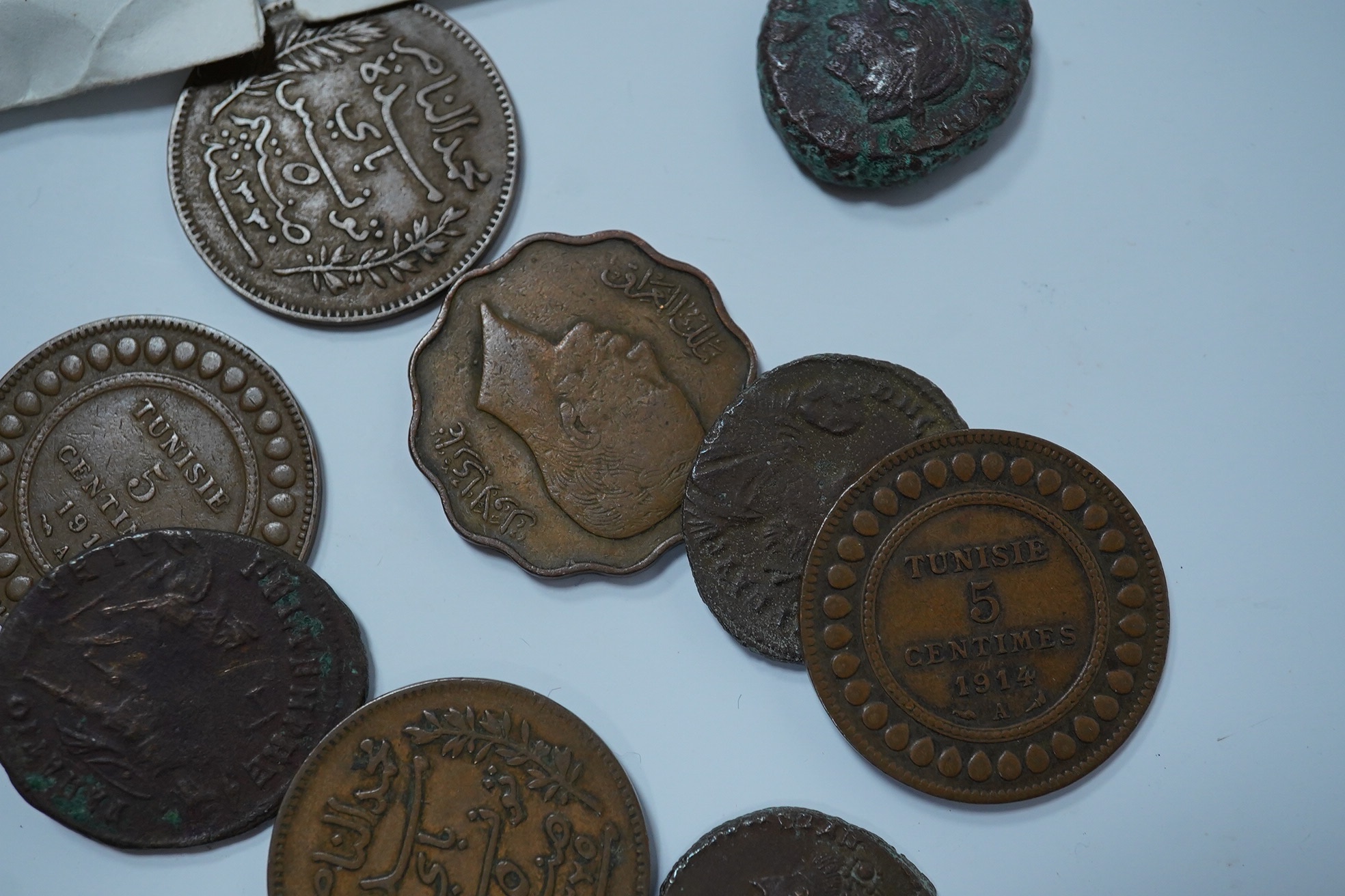 A small group of Roman AE sestertius and other coins